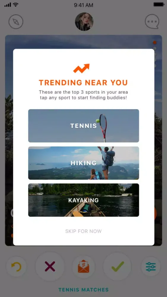 Bvddy - Find Your Sports Buddy स्क्रीनशॉट