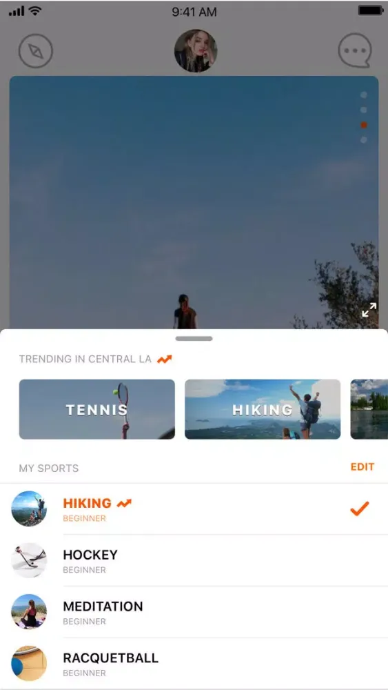 Bvddy - Find Your Sports Buddy स्क्रीनशॉट