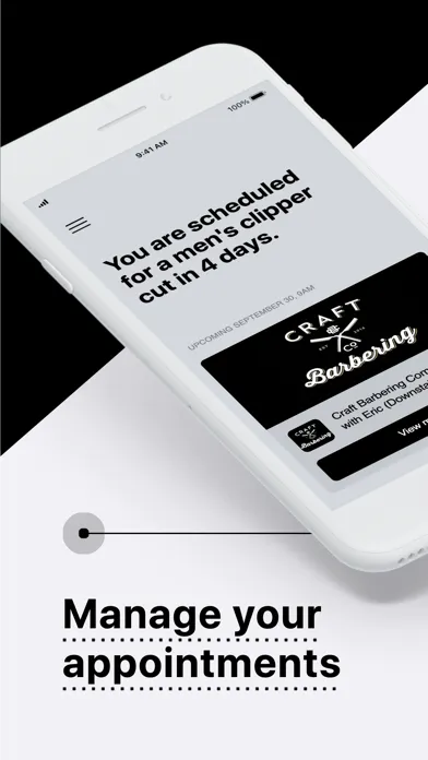 Capturas de tela do Craft Barbering Company