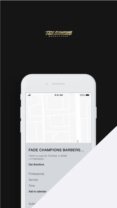 Zrzuty ekranu Fade Champions Barbershop