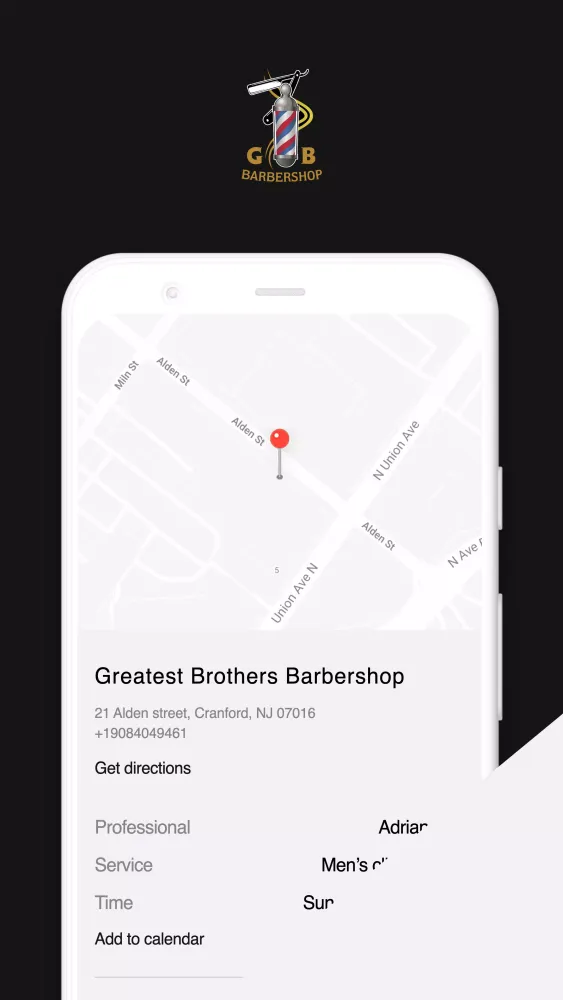 Capturas de tela do Greatest Brothers Barbershop