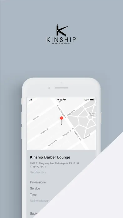 Kinship Barbers Lounge 스크린샷