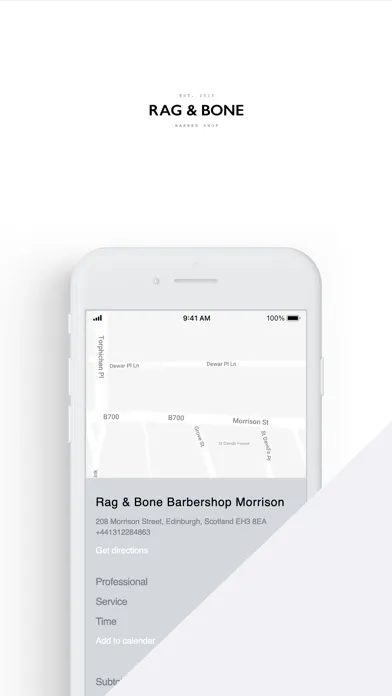 Capturas de pantalla de Rag & Bone Barbershop