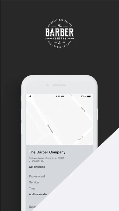 The Barber Company スクリーンショット