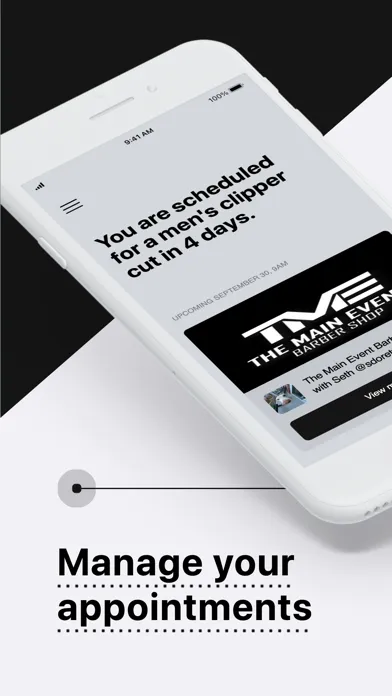 Capturas de tela do TME Barbershop