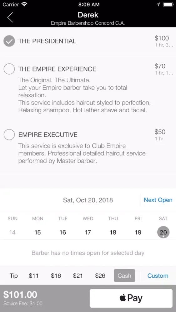 Zrzuty ekranu Empire Barbershop™