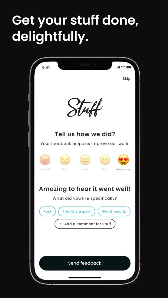 Ảnh chụp màn hình của Stuff® - Personal Assistant