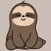 Cute Sloth Stickers