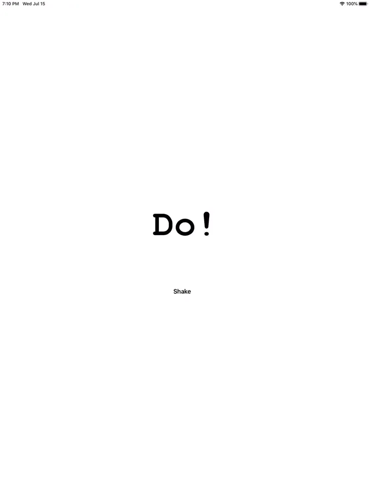 ภาพหน้าจอของ DailyDo! iPad 