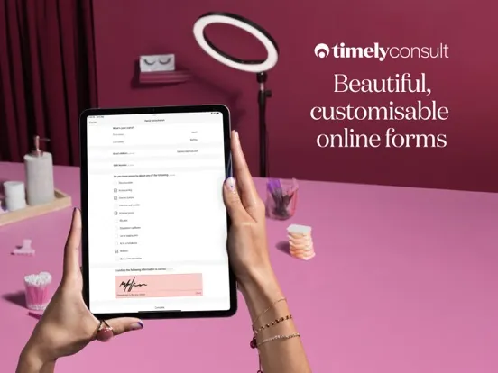 Ảnh chụp màn hình của Timely Consult - Custom Forms iPad 