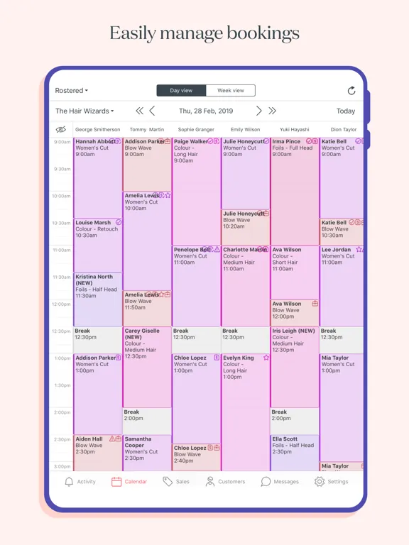 Timely - Salon & Spa Software iPad 應用截圖