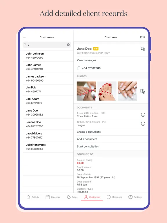 Timely - Salon & Spa Software iPad 應用截圖