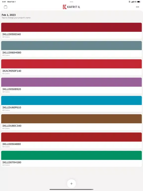 Kafrit Group Color Sensor iPad 应用截图