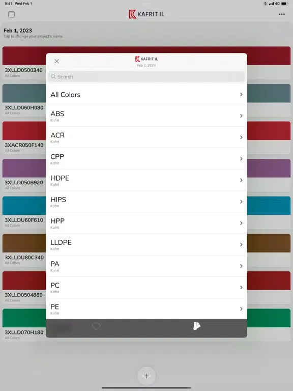 Kafrit Group Color Sensor iPad 应用截图