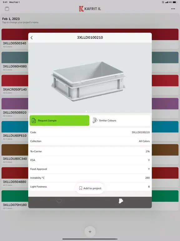 Kafrit Group Color Sensor iPad 应用截图