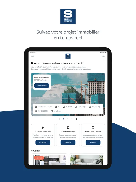 SOGIMM - Espace client iPad  سکرین شاٹس
