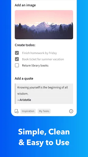 Ảnh chụp màn hình của UpNote - notes, diary, journal