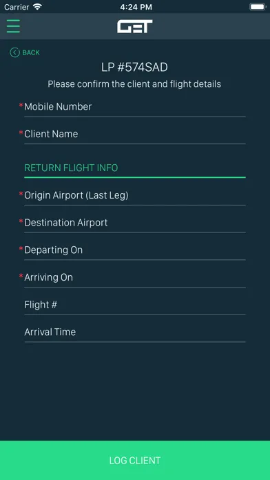 GET Valet Attendant Screenshots