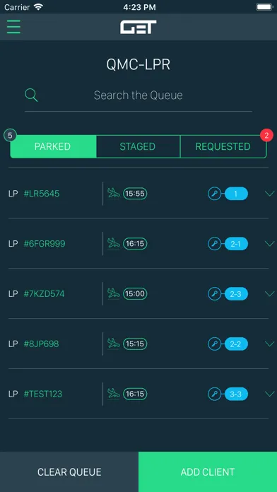 GET Valet Attendant Screenshots