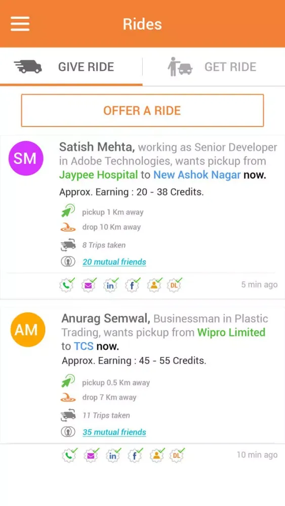 Tangkapan layar YouTukTuk - Daily Travel App