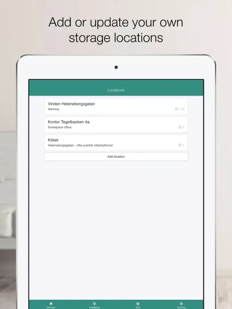 Скриншоты Vidder - Visual Inventory for personal use iPad 