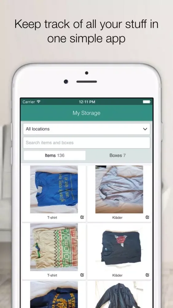 Скриншоты Vidder - Visual Inventory for personal use