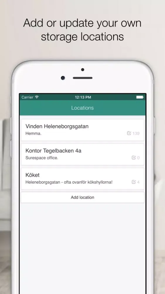 Скриншоты Vidder - Visual Inventory for personal use