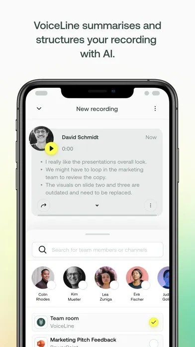 VoiceLine Screenshots