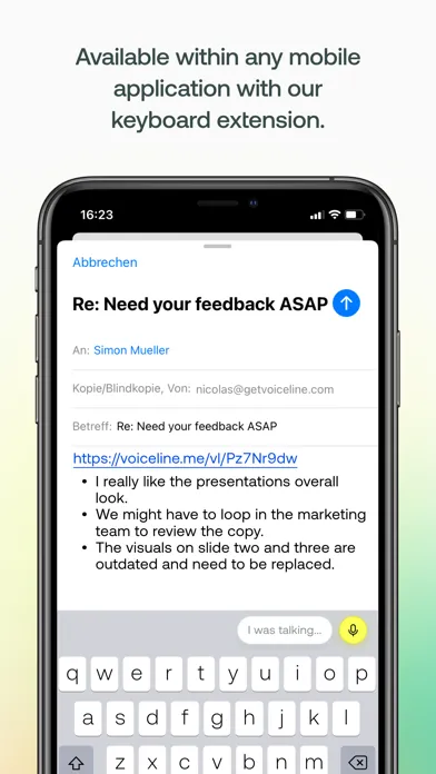 VoiceLine Screenshots