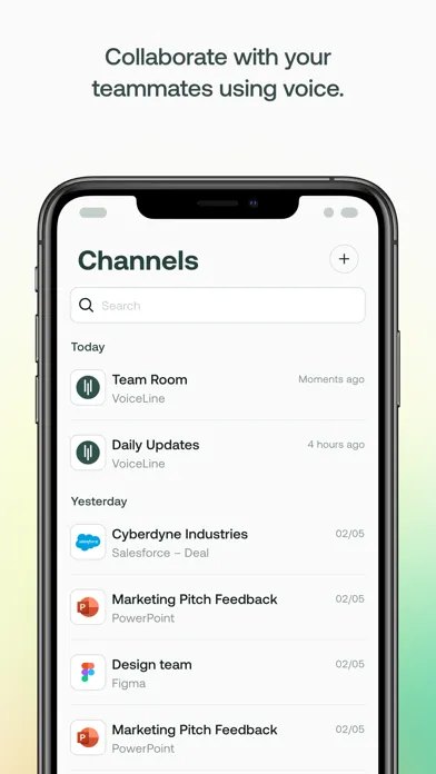 VoiceLine Screenshots