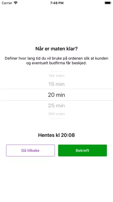 GF restaurant orders Screenshots