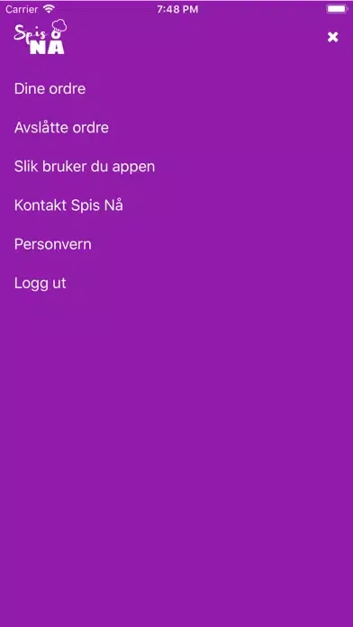 GF restaurant orders Screenshots