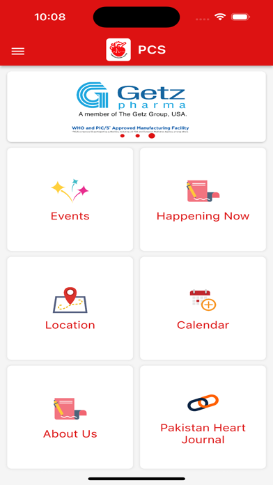Pakistan Cardiac Society Screenshots