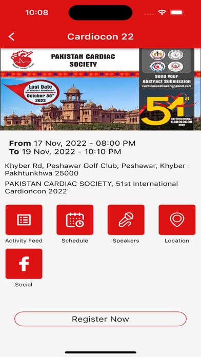 Pakistan Cardiac Society Screenshots