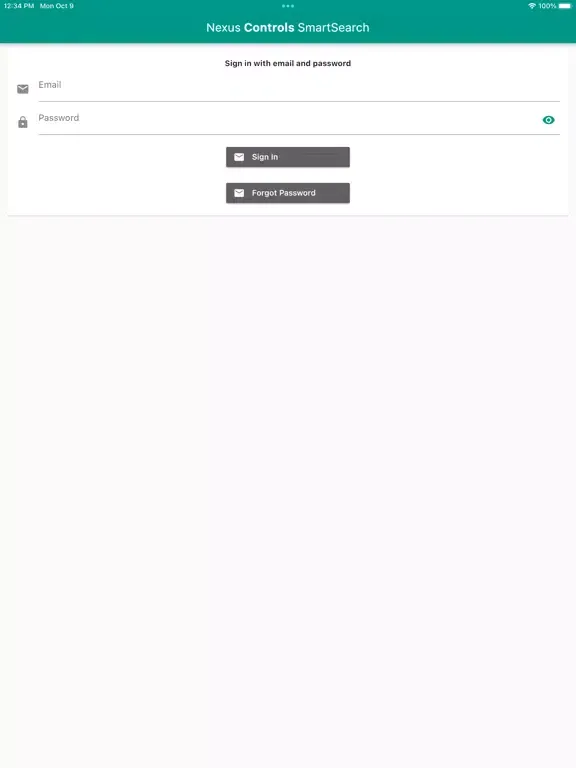 Nexus Controls SmartSearch iPad  Screenshots