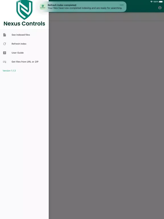 Nexus Controls SmartSearch iPad  Screenshots