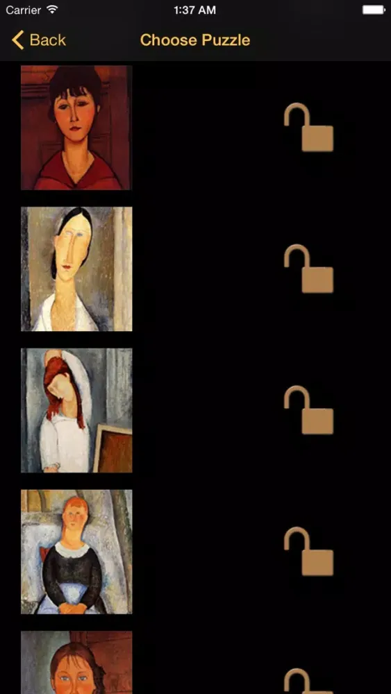 Capturas de tela do Puzzle Museum