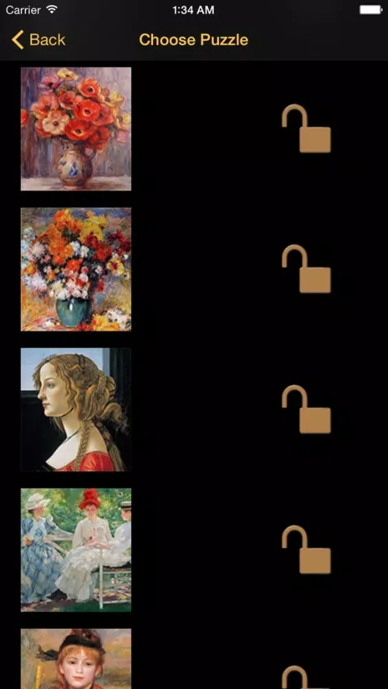 Capturas de tela do Puzzle Museum