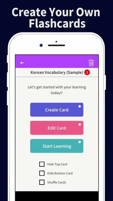 Capturas de tela do Flash Cards Maker: Study Notes