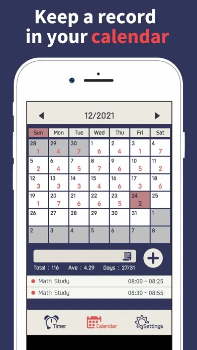 PomodoroTimer - Focus to do Screenshots