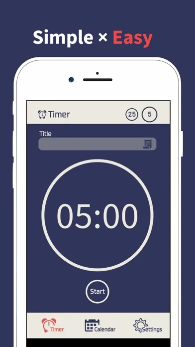 PomodoroTimer - Focus to do Screenshots