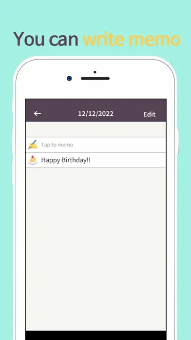 Screenshot di Sticker Calendar: EmojiPlanner