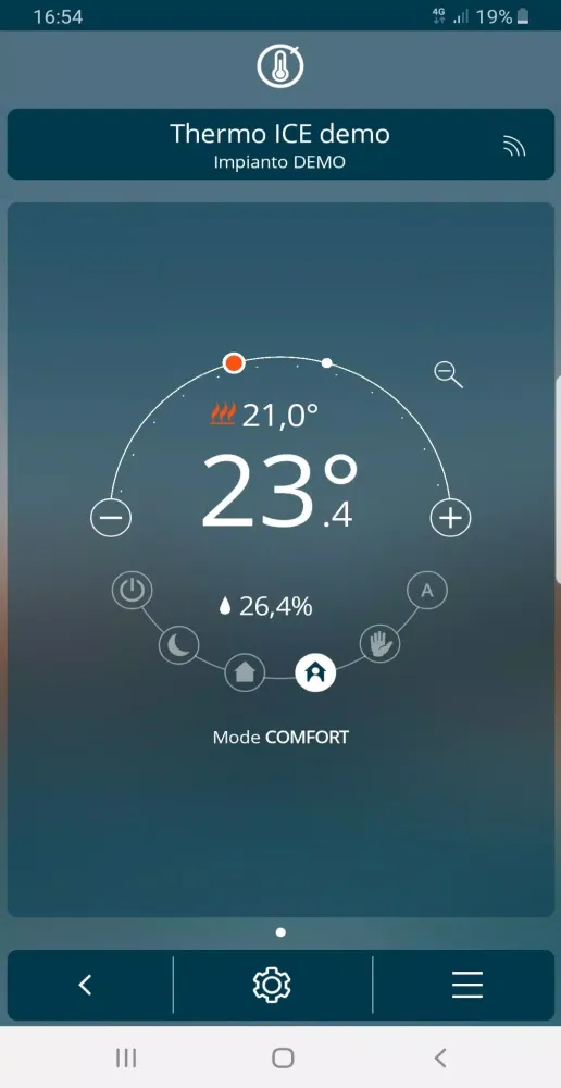 Capturas de tela do Thermo ICE 2.0