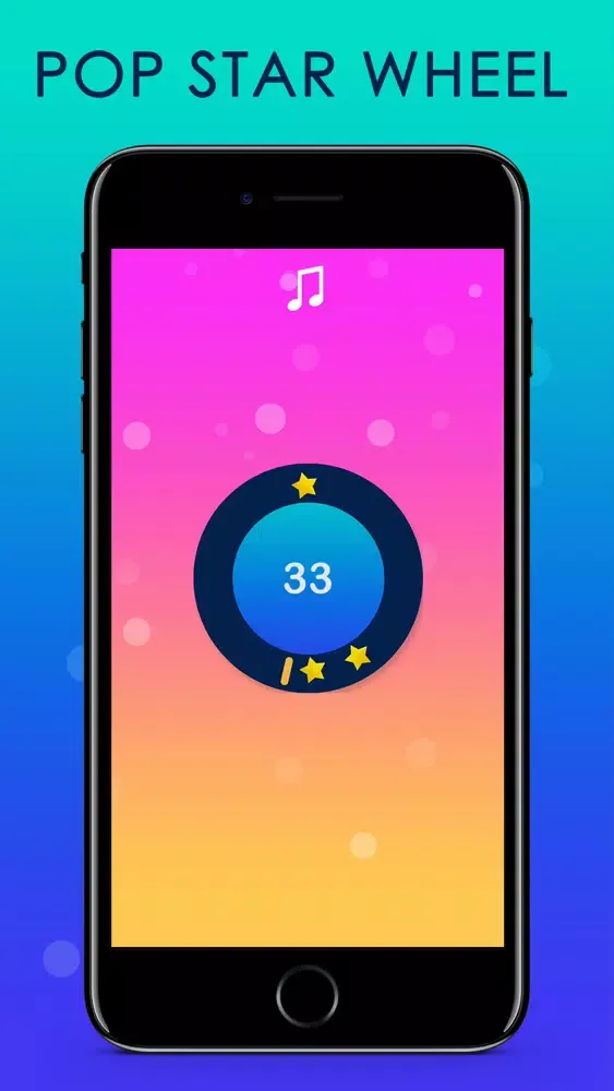 Tangkapan skrin Pop Star Wheel