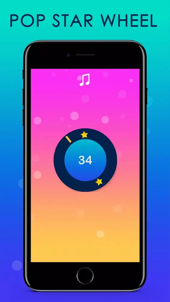 Tangkapan skrin Pop Star Wheel