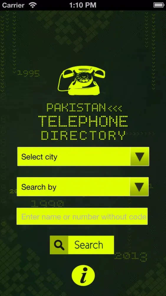 Capturas de pantalla de Pakistan Telephone Directory