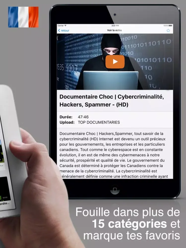 Capturas de tela do Documentaires et Reportages - Docu TV iPad 