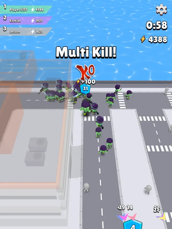 Скриншоты Crowd War: Cookie City Run iPad 