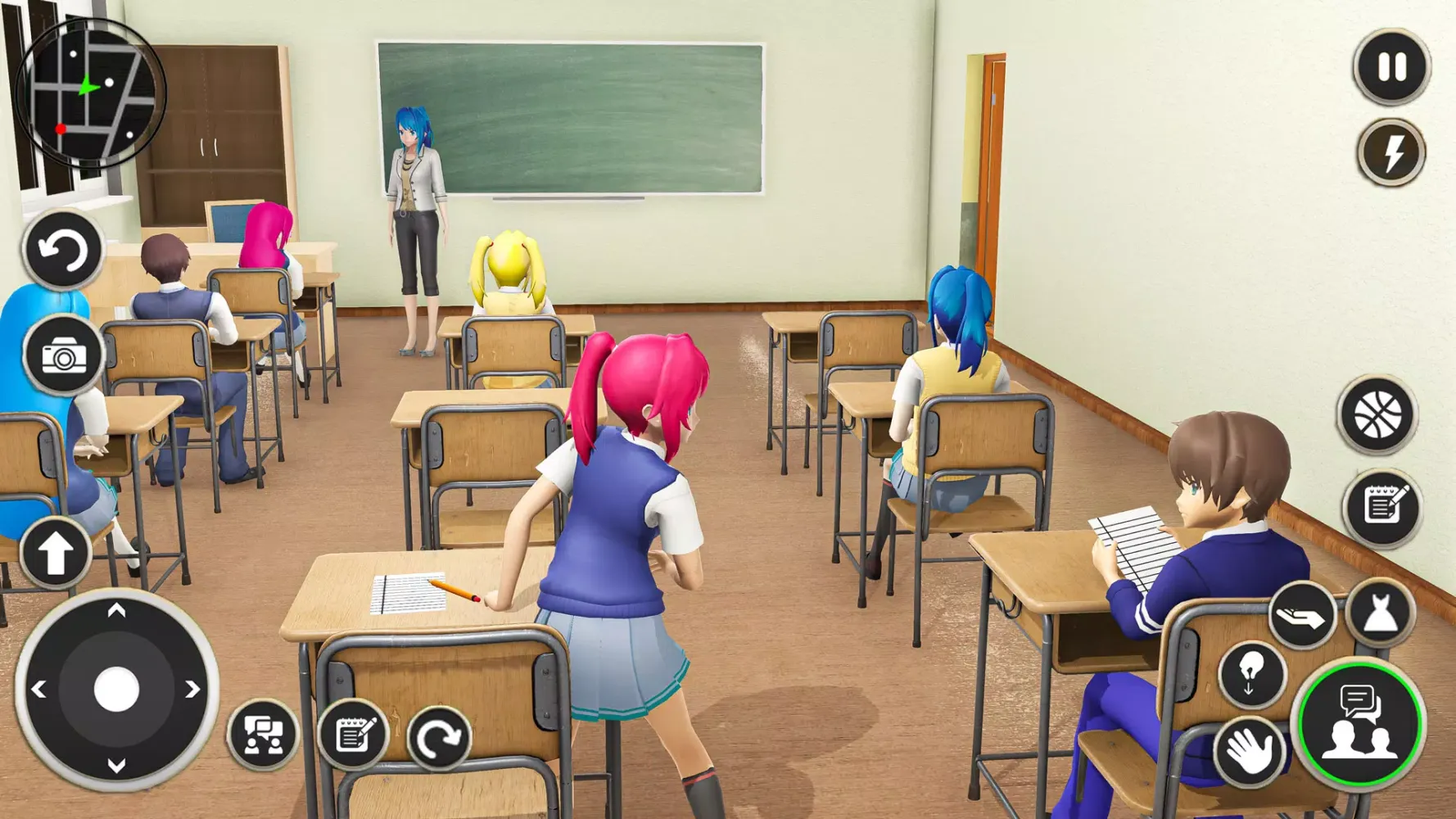 High school Girl Life Games 3D应用截图