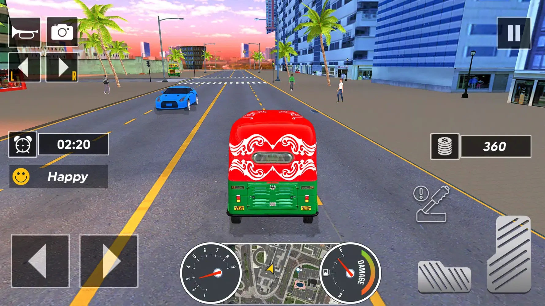 Ảnh chụp màn hình của Tuk Tuk Auto Rickshaw Game
